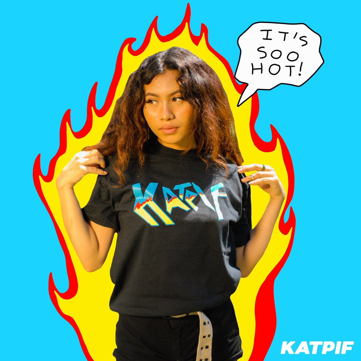 Kat_Pif's tweet photo. Katpif Flame Tee Black and White OUT NOW https://t.co/wVEGX7D8At https://t.co/QHuNDa1okj