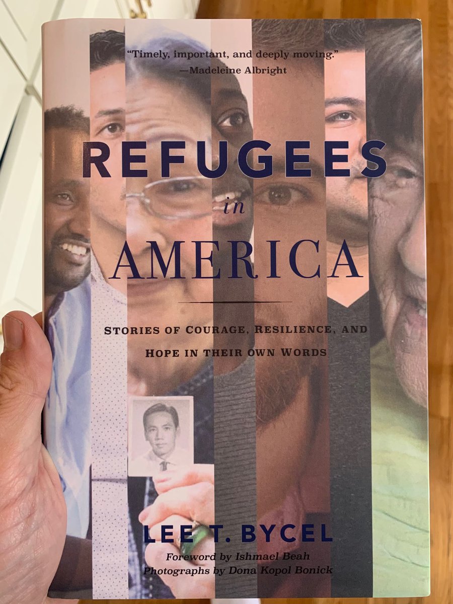 Some very moving stories in Lee Bycel’s new book REFUGEES IN AMERICA