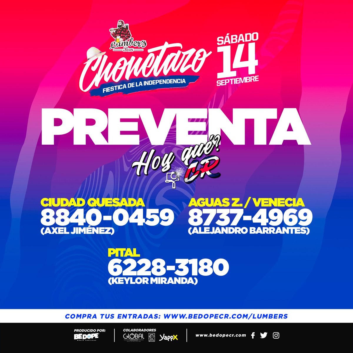 bedopecr's tweet photo. ¡Últimas entradas con los líderes autorizados! Solo quedan 45 entradas en total, no se queden sin la suya.

¡Recuerden que cada entrada tiene un shot de cortesía! 🤩🔥 https://t.co/5qmQ5NDDum
