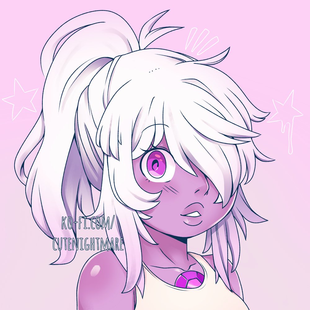 •“ The names Amethyst “•

🥺Bi( no lean)
  💜 semi-det.
    🥺 Ships with chem 
      💜actually a big baby
       🥺(N)SFW
         💜limits: gore,scat,toilet use,mind break
               🥺Mostly sub
                 💜can be futa if asked
 
 More below ♥️&amp; 🔁