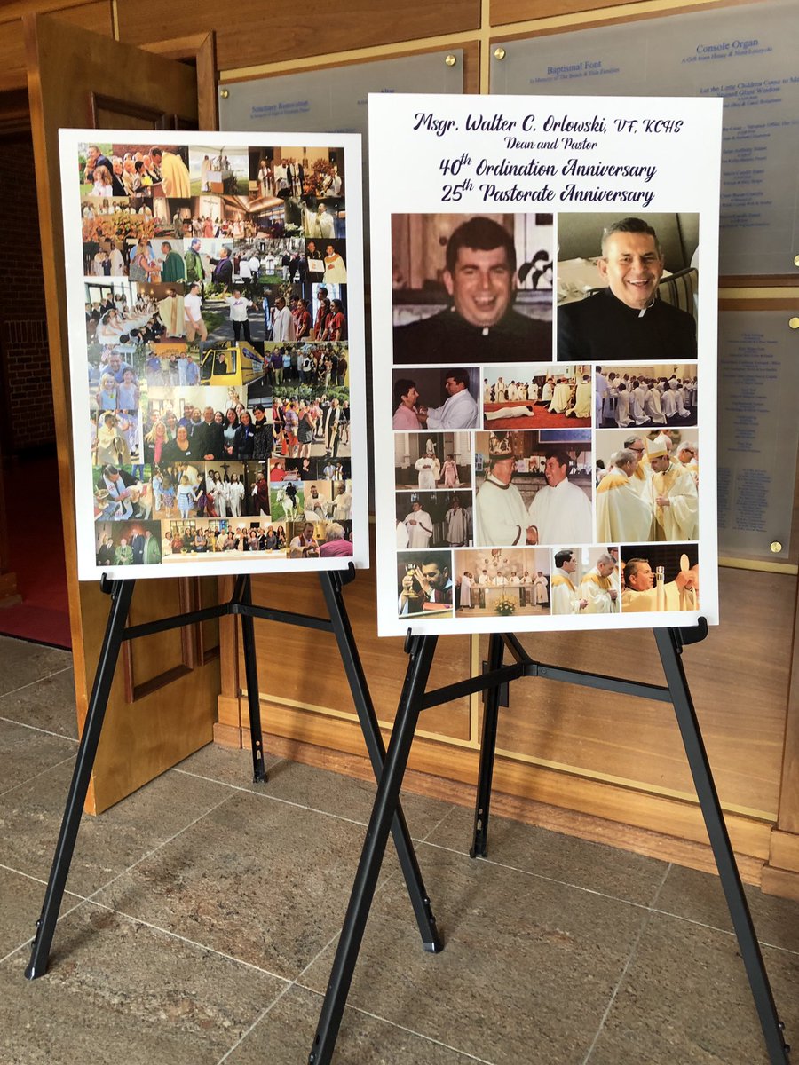 StMatthewNorwlk's tweet photo. Today’s the day! 4pm Mass - join us as we give thanks for Msgr Walter’s 25 years as Pastor &amp; 40th Ordination Anniversary! Souvenir Prayer Cards at this Mass of Thanksgiving; Reception in Great Room with Zody’s hors d’oeuvres. “Let the Word of Christ, rich as it is, dwell in you.” https://t.co/mGSolFABdq