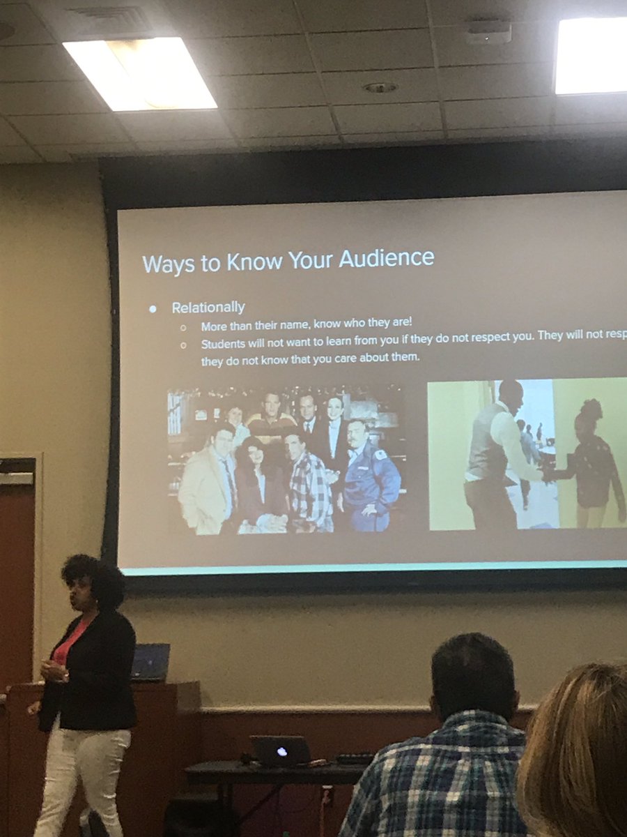 DMKrenek's tweet photo. Ready to take a spin as DJ with the amazing April Hart during “From Turntables to Lesson Plans: 5 Ways Thinking Like a DJ Can Radically Change Your Classroom.” #hap2019 #ignition2019 🙌 Showing my #BengalPride and looking forward to implementing new ideas @BryantElem! https://t.co/CeRr79cy2g
