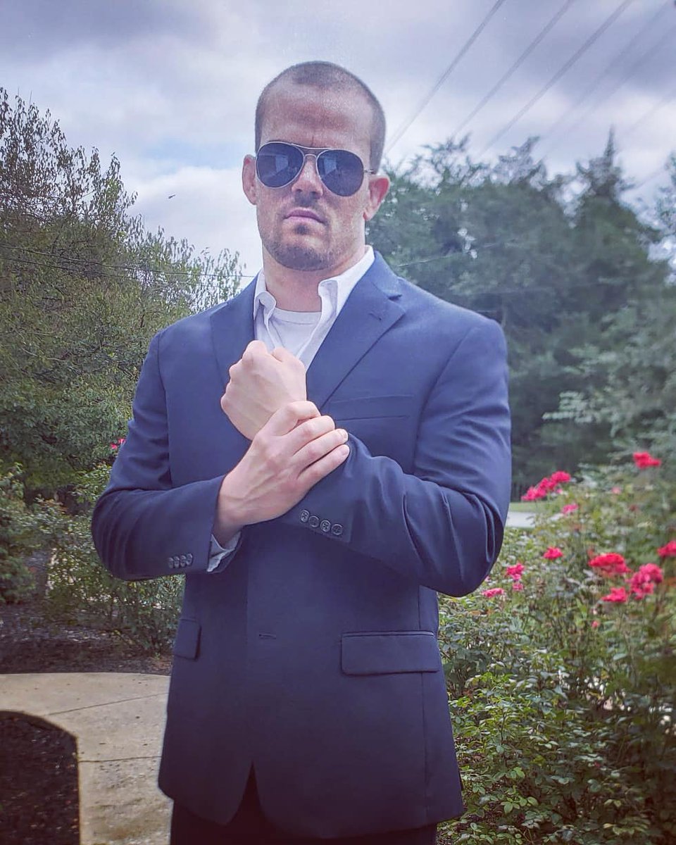 TheMattMako's tweet photo. Going to a funeral.

#Bloodsport

@JoshLBarnett 
@GCWrestling_ https://t.co/KgEkd1loCH