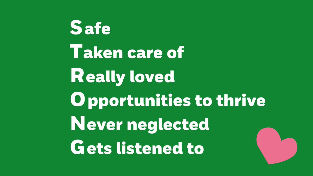 Everything we do is to make sure every child feels this👇, because we want every child to grow up and feel strong.