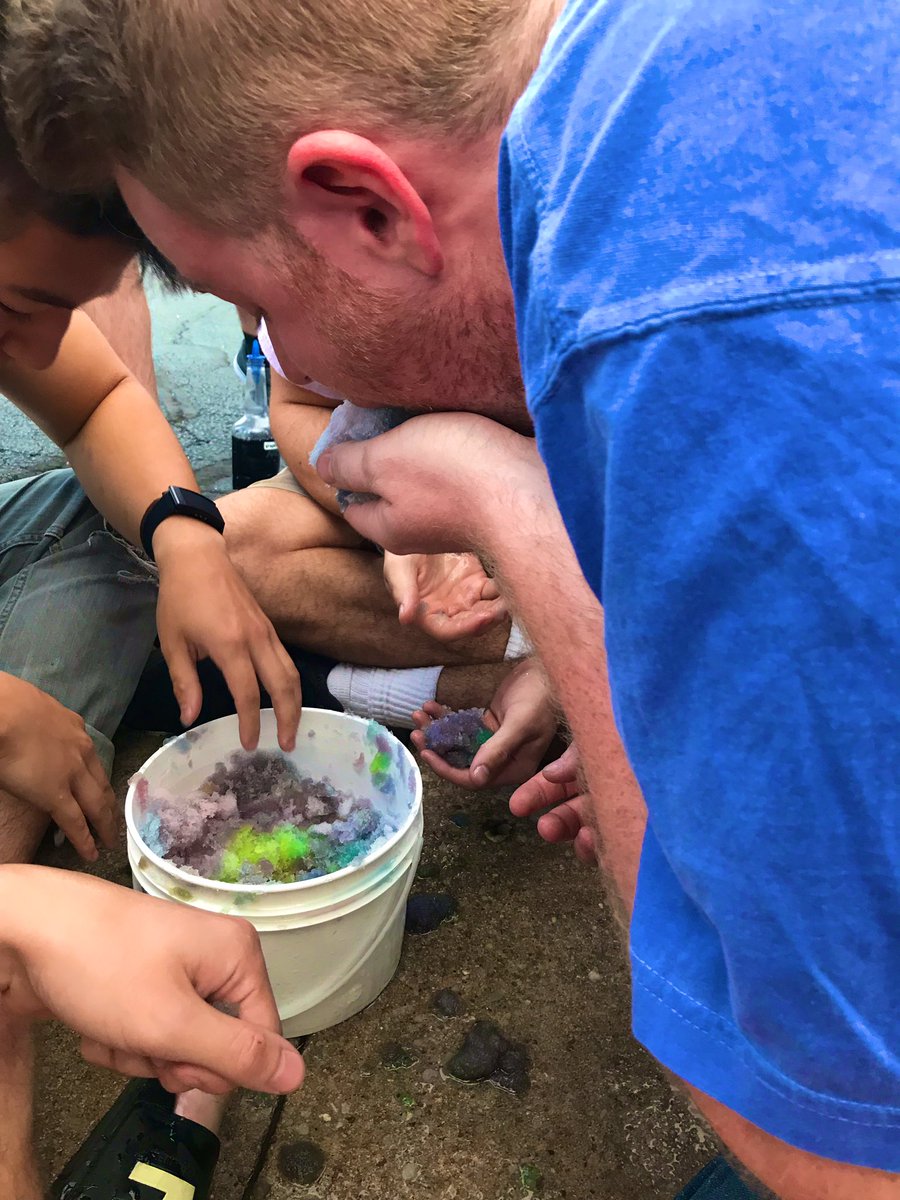 DrurySigmaPi's tweet photo. Last night, our brothers (with the help of some friends) set a new record for the Gallon Challenge at Dunk a KD! Impressive... and gross... https://t.co/k0jE8KypA2