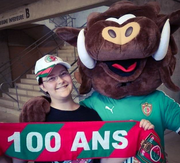 Nefaerys's tweet image. #Dugo #100ansCSSA Toujours là pour le CSSA ! Allez les sangliers !