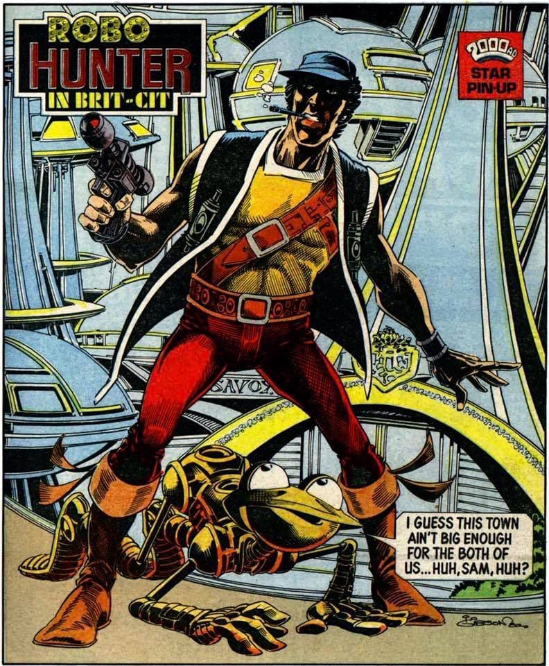 The77Comic's tweet image. #RoboHunter !

Fond memories of child hood comics? Then #the77 will be for you. Original content, Talented creators coming to #kickstarter soon