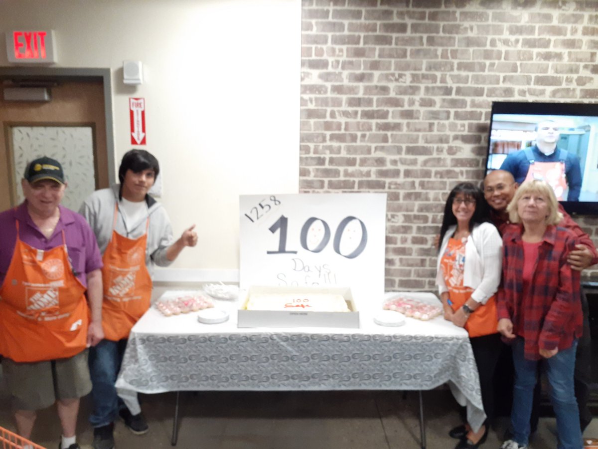 Great Job to 1258!  100 Days Safe!!! <a href="/BelmontePaul/">Paul</a> @mespo2013 <a href="/DonnaMarron5/">Donna Marron</a>