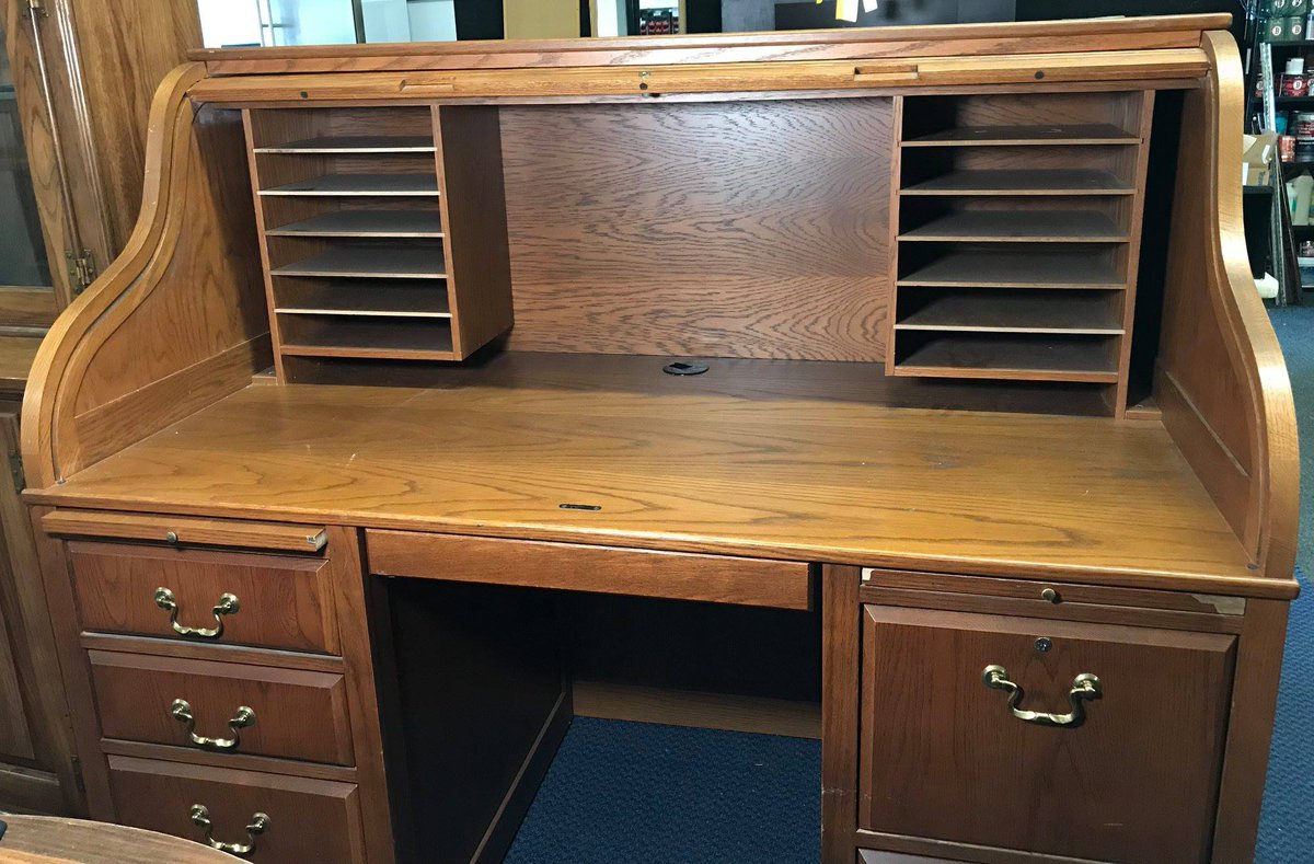 Roll Top Desk -- Solid Wood -- Excellent Condition and Craftsmanship -- Only $250!