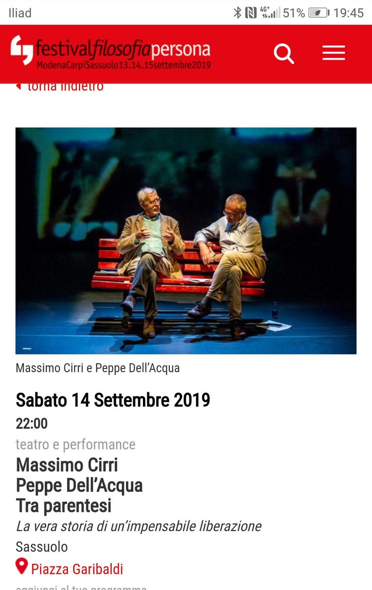 Franco Basaglia viene cacciato dall'università di Padova perché è "troppo filosofo". Va a Gorizia e cambia tutto. Lo raccontiamo indegnamente stasera in piazza a Sassuolo. <a href="/festivalfilo/">festivalfilosofia</a>.