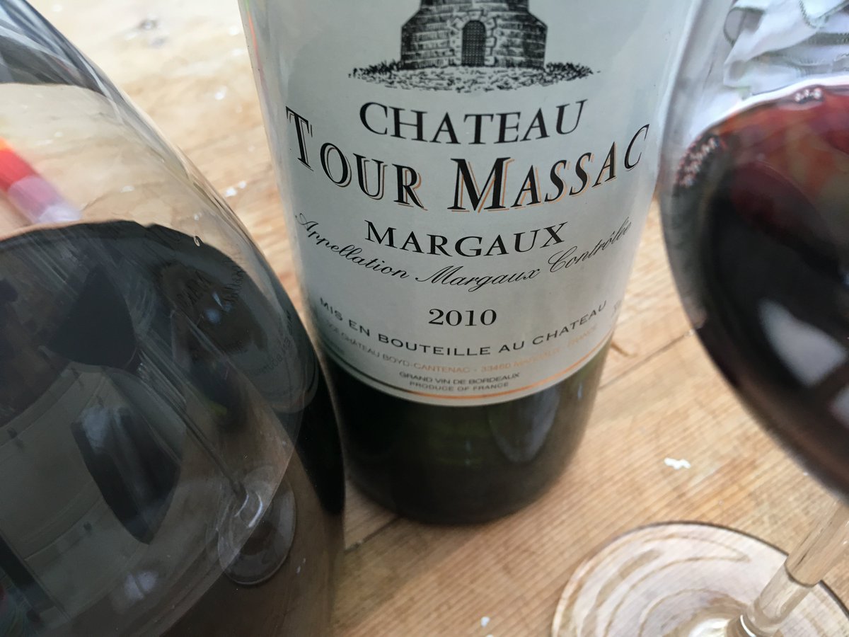 Jeremyonwine's tweet photo. Second wine from the slightly obscure Ch Pouget in Margaux. Nicely refined and less extracted than Labegorce tastes earlier in week also from 2010 #bdx10 #wine #vin https://t.co/MsC2eVJ43w