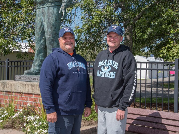 UMBNecessities's tweet photo. It's Educator appreciation night! Thank you to all educators &amp; support staff. Stop in before or after the game today to get the latest @BlackBearsFB gear! Can't make it in? Shop online or call us and we'll complete your order. #mesports #collegefootball #BlackBearNation https://t.co/n2lNls09X9