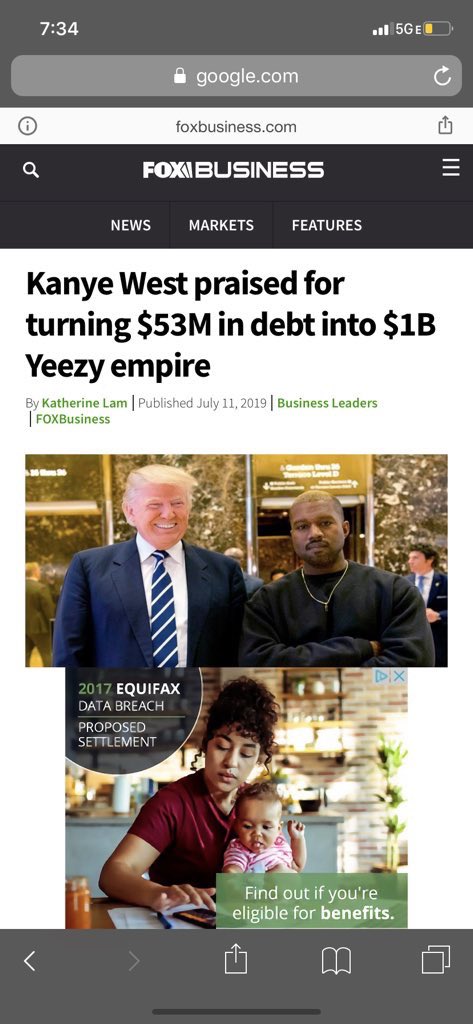 I wonder how “Kanye West Managed To Get Out Of $53 million In Debt In 3 Years”.... 1/