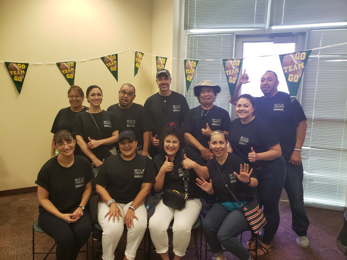 Our Superstars from Options and Keys volunteering their Saturday to find our students and encouraging them to return....such a dedicated group! Proud to be their leader!