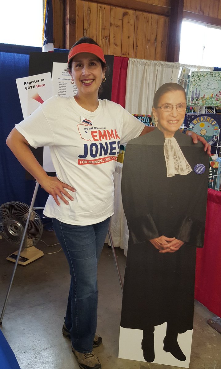 voteEmmaJones's tweet photo. Hello Delaware! Come on out to the County Fair and have your picture taken with RBG! #DelCoFair #WeThePeopleFirst #DelawareOhio #RBG https://t.co/iCvnN5CwiJ
