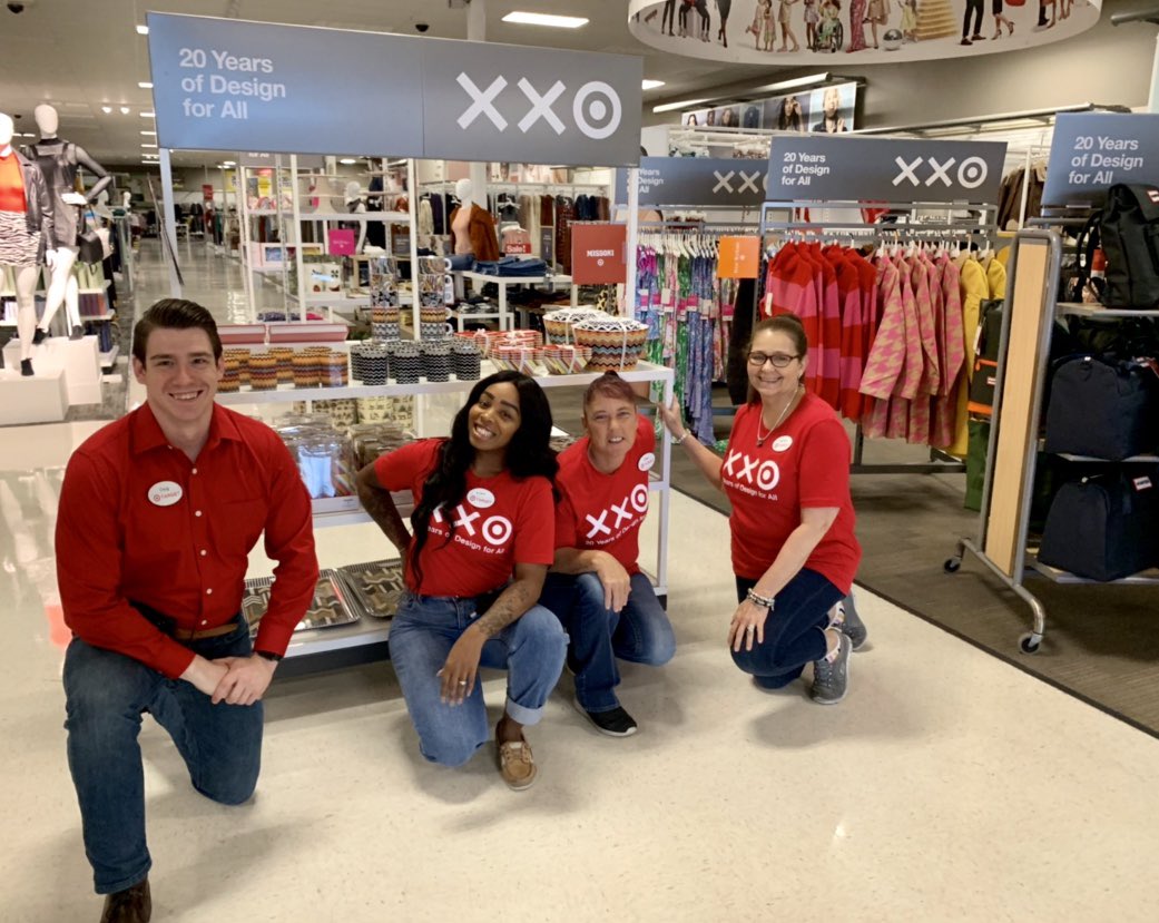 Bethany_Insley's tweet photo. What an awesome morning!! Shoutout to Myisha for owning every aspect of this launch! #T1938 #TargetStyle #20YearsOfDesign 🎯 @ronygarcia79 @SextonRob https://t.co/wNAHBZeEYn