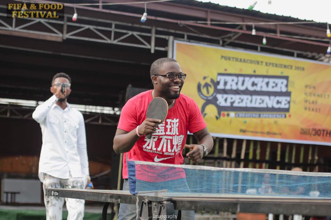 Atams_AT's tweet photo. My favourite sport. Flexing my tennis skills at the UFAT/PH FIFA & FOOD FESTIVAL
#UFAT #FIFAFOODFESTIVAL #PortHarcourt https://t.co/AhkTBRLOJv