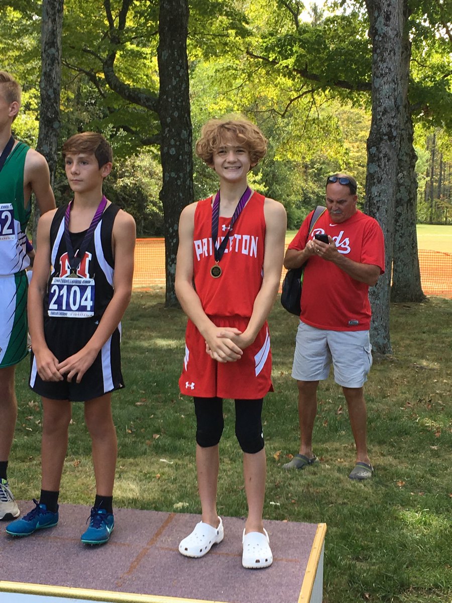 PCMSXC's tweet photo. Maddie Slagle (20th), Lauren Burns (19th), Declan McGrath (16th) Colin Farwell (15th) place at Eaton Invite!! Vikings had a terrific race by whole team!! So proud! https://t.co/cqzm2iK8nP