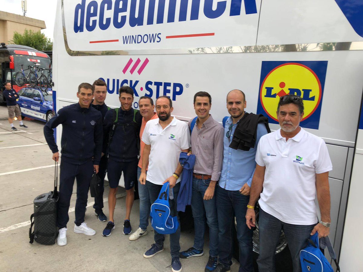 Deceuninck_ESP's tweet photo. Buenas tardes, os dejamos con estas imágenes de la 20a etapa de #lavuelta. ¡Muchas gracias a #Vetelsa y #Recodul por acompañarnos en la etapa de hoy! @deceuninck_qst #thewolfpack https://t.co/yNljtM4F0C