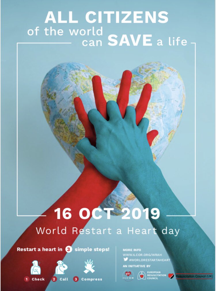 Last year 238,793 people were trained in CPR through Restart a Heart Day. Let’s make it more this year!! Join us 7-9pm at Cross Inn on the 16th October to help make this happen. Teas, coffee and baking will be provided. #restartaheart