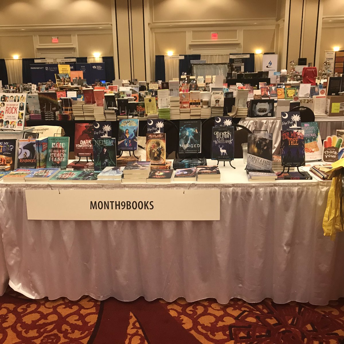 Georgia_McBride's tweet image. Lots of bookbuyers asking for spooky and horror MG for readers not yet ready for Stephen King or whose parents may not think they’re ready. #SIBA19 I’m looking at you, @KFThorsness