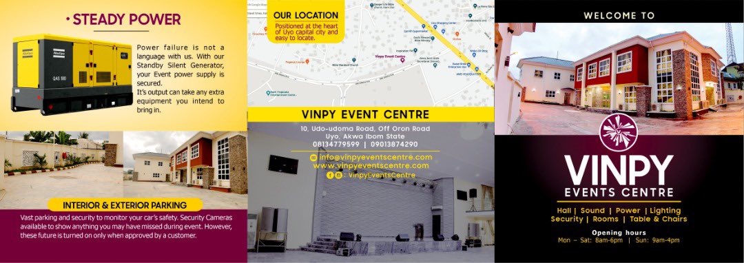 vinpee's tweet photo. Happy weekend everyone.@Vinpyeventscentre is here to serve you.please show your boy some love and Retweet’,a potential client might be on your timeline.thanks a million. https://t.co/qfgIgspedg