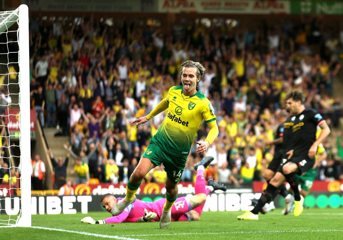 rogbennett's tweet image. Little romance in Premier League, but Norwich are all that's good about football and Life. Tiny squad built with brains not money, depleted by injuries, outthought and outfought a Super Power. Fearless. Tenacious. Tireless. May the memories their fans made today last a lifetime🙌