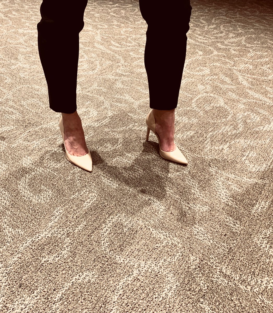 Chatonsworld's tweet photo. Rachel Brenke is on a quest for balance, in stilettos. @rachelbrenke #BloggyCon #bloggycon19 https://t.co/dL0h4ZzrlA