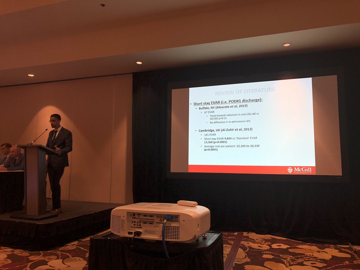 RJDoonan's tweet photo. @anaiem91 pitching his project for the Bayer award at #CSVS2019 @McGillVascular @canadianvascul1 great job!! https://t.co/woYjoQcVW5