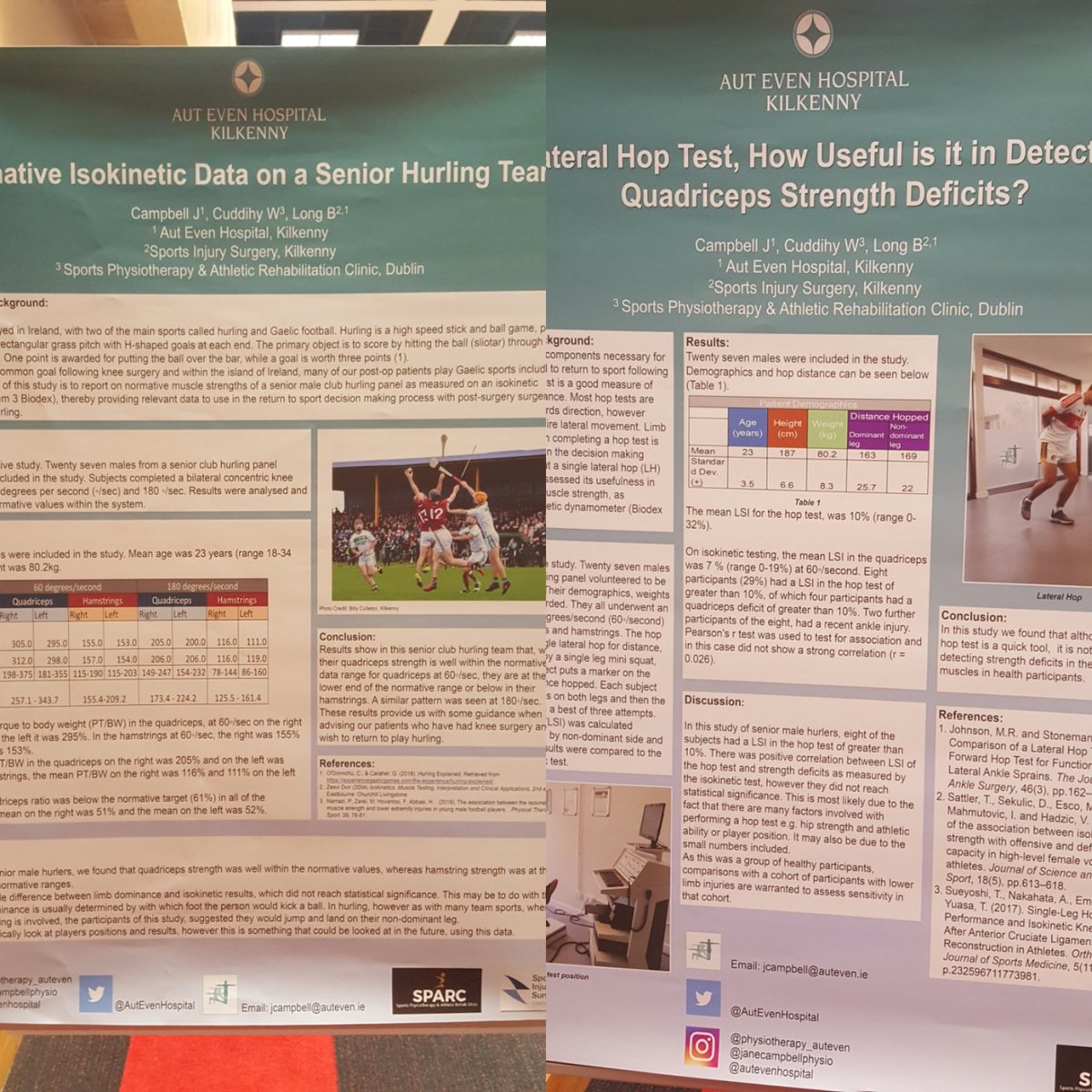 janecamco's tweet photo. Two poster presentations today at the #FSEM2019 representing @AutEvenHospital. https://t.co/2AyojET5UM
