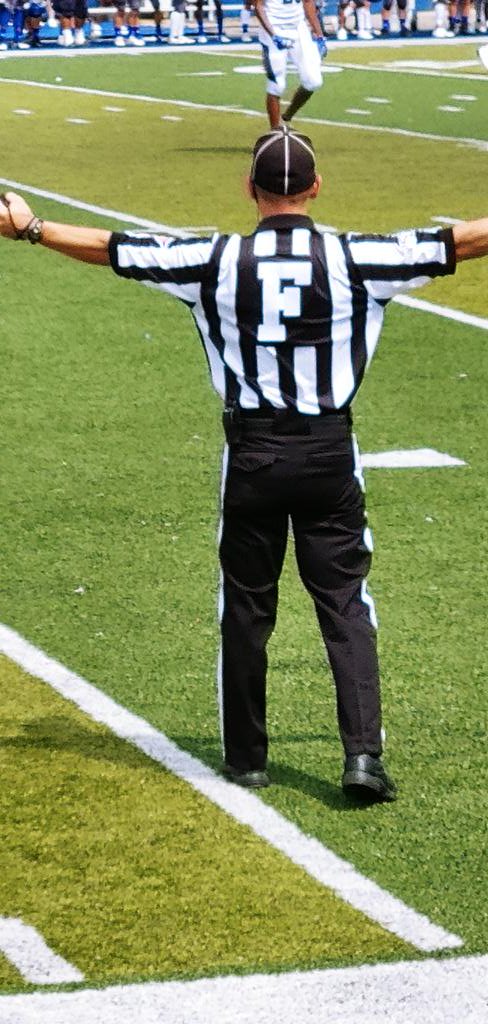 College game day, and pretty proud of the correct game calls my hubby is making!  Reading and studying pays off!  He reads and studies the rule book regularly. 🏈