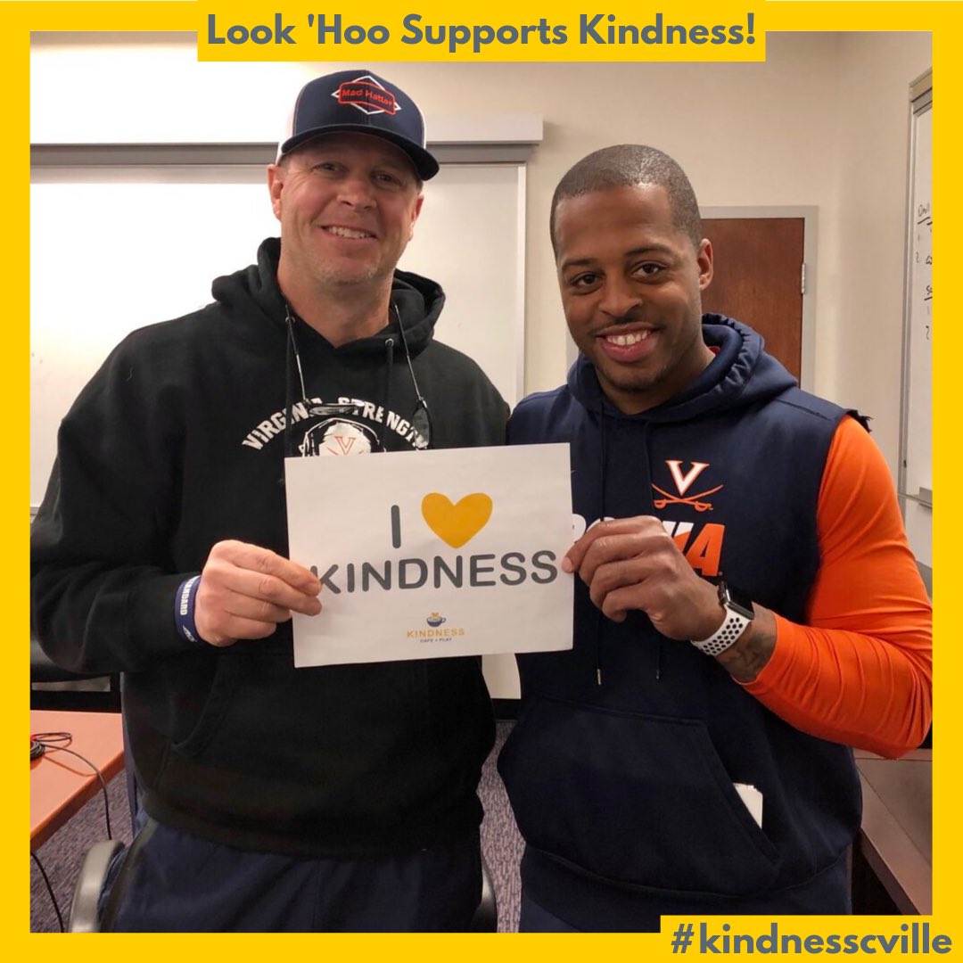 Kindness may not score points on the field, but lucky for <a href="/UVAFootball/">Virginia Football</a>, these coaches know how to do that too. Go Hoos! #KindnessCville #GoHoos #TheStandard <a href="/coachmhagans/">Marques Hagans</a>