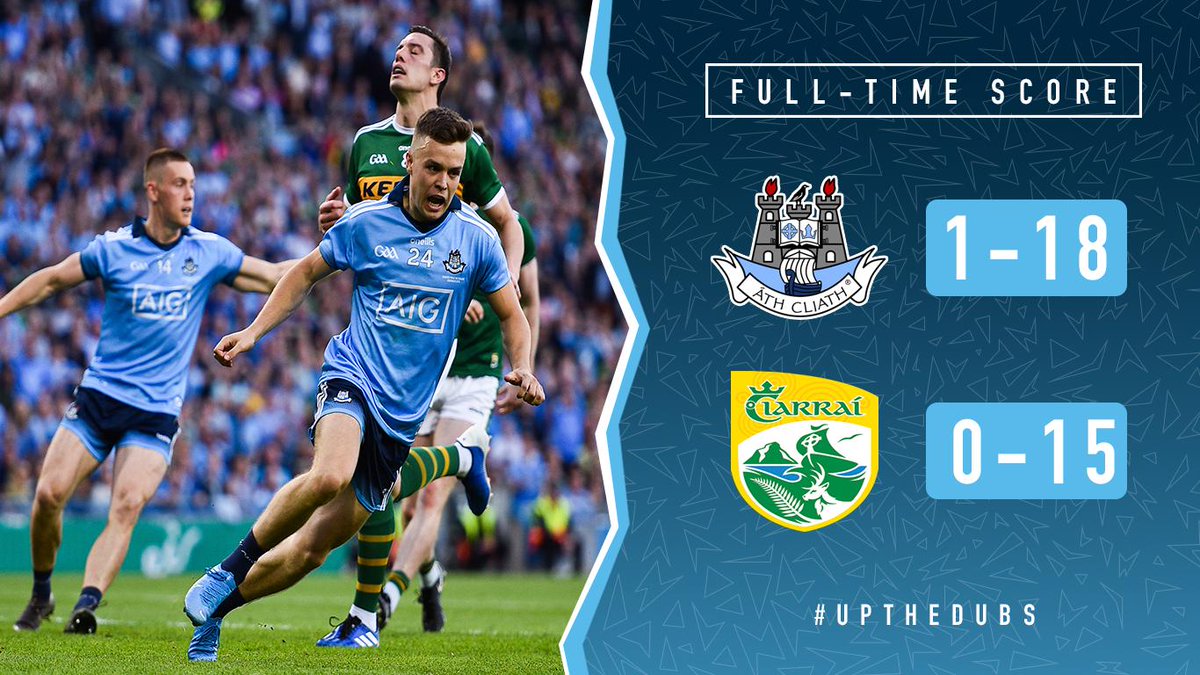 History makers 🙌💙

Dublin are All-Ireland Champions once again! 

#UpTheDubs