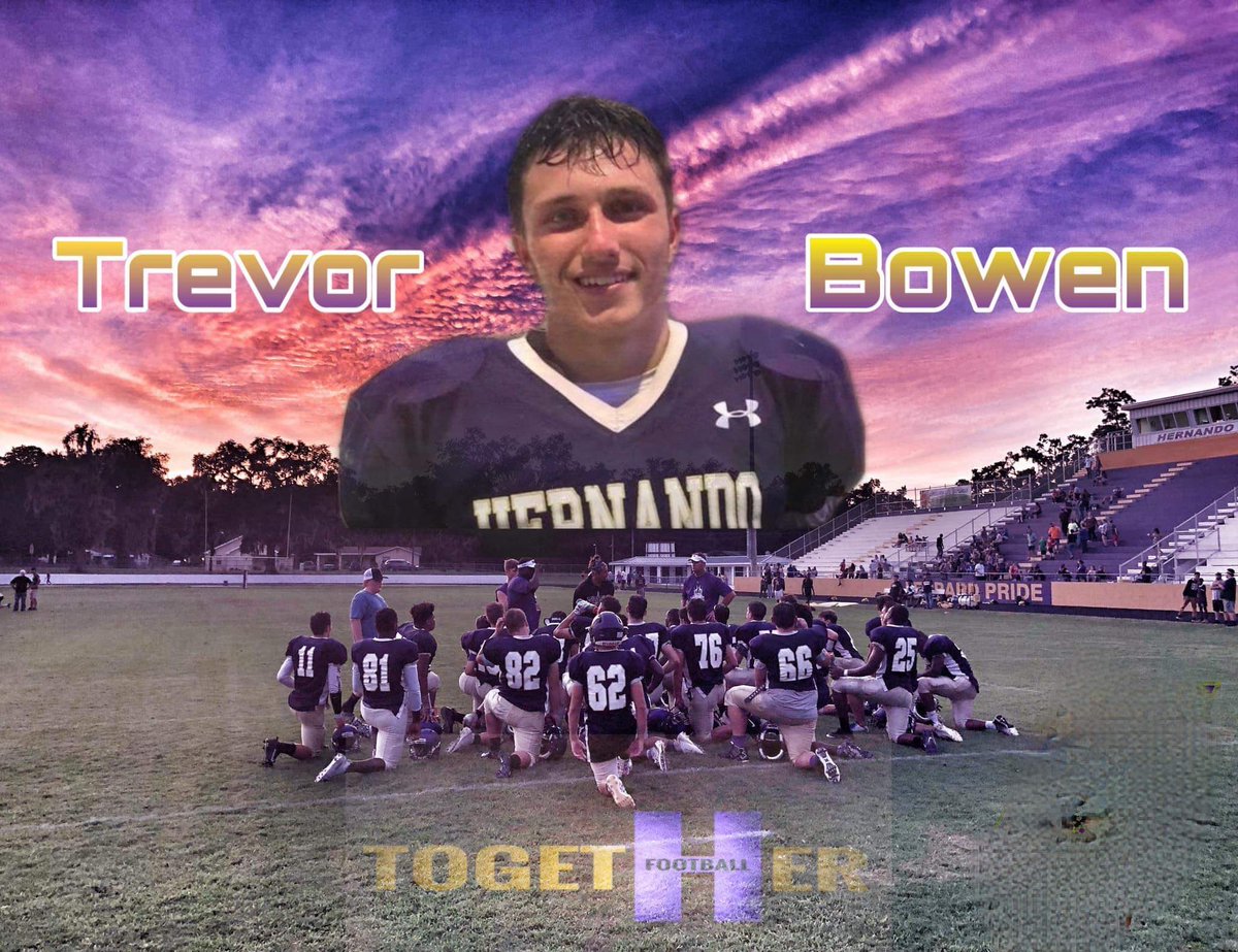 Trevor’s family &amp; the <a href="/HernLeopardFB/">Hernando Football</a> family appreciate all the love &amp; support during this very difficult time. Life is so fragile. Be kind &amp; cherish every moment we have together. <a href="/LohreyCliff/">Cliff Lohrey</a> <a href="/nikki_pierce_/">Nikki Pierce</a> <a href="/HobbsHideaway/">Coach Hobbs</a> @orourke_max <a href="/IamBrooks1/">Kris Brooks</a> <a href="/CoachGiga/">Daniel Gigantelli</a> <a href="/CoachVarnadore/">Nate Varnadore</a>