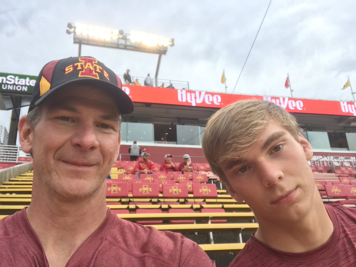 cwemhoff's tweet photo. Here in Ames for #amesDay #cyclONEnation #beatiowa #cyclonewin https://t.co/umr5YNcM77