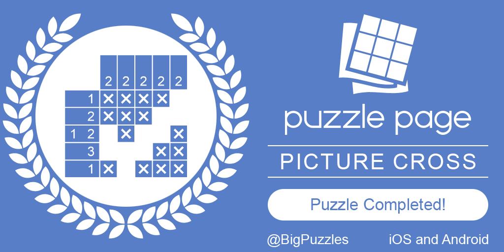 I completed a Picture Cross in #PuzzlePage. Play for free! puzzle-page.com