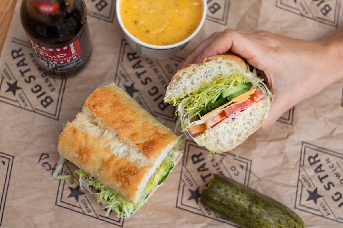 bigstarsandwich's tweet photo. Donβt know what to eat for lunch? Let us help you out π₯ͺ #AlwaysHearty https://t.co/7F3aGo9ouw