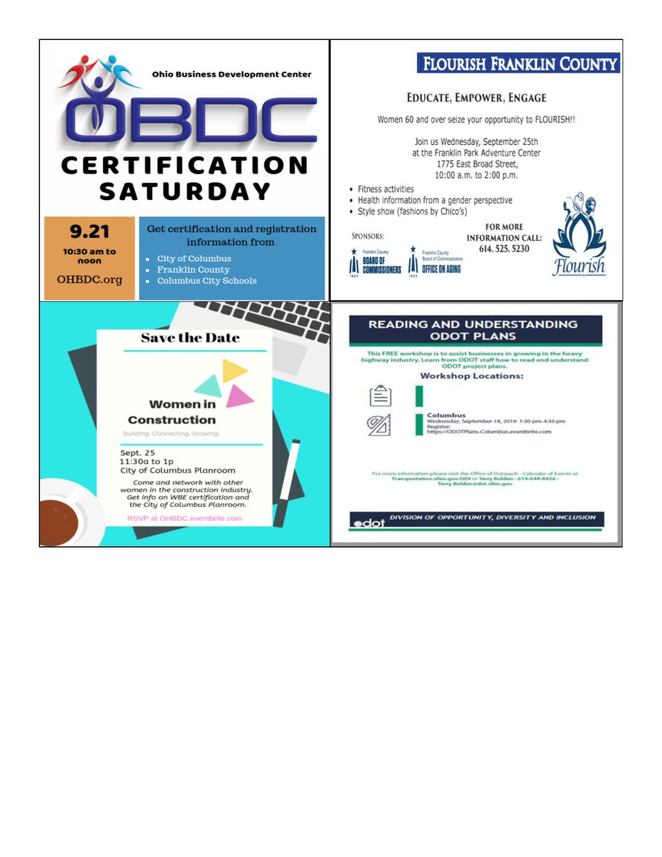 OHDiversityNet's tweet photo. #OhioMBE.com : Upcoming Events!!!! https://t.co/p9RmlSpXWu