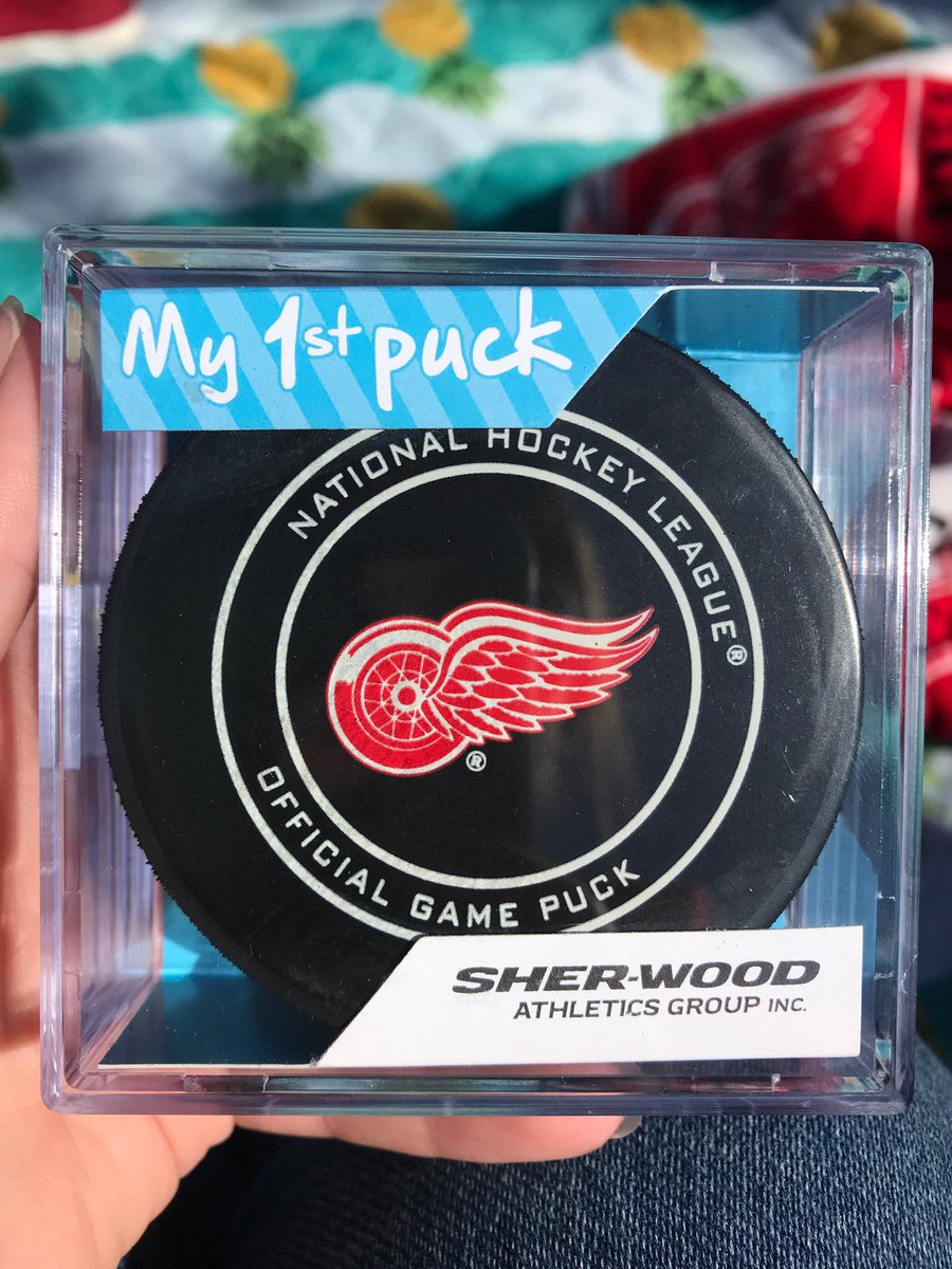 ShayH2015's tweet photo. #DRWTC hoping to get our son Larkin’s first puck autographed by @Dylanlarkin39 this weekend @DetroitRedWings https://t.co/z6jDlRkjyU
