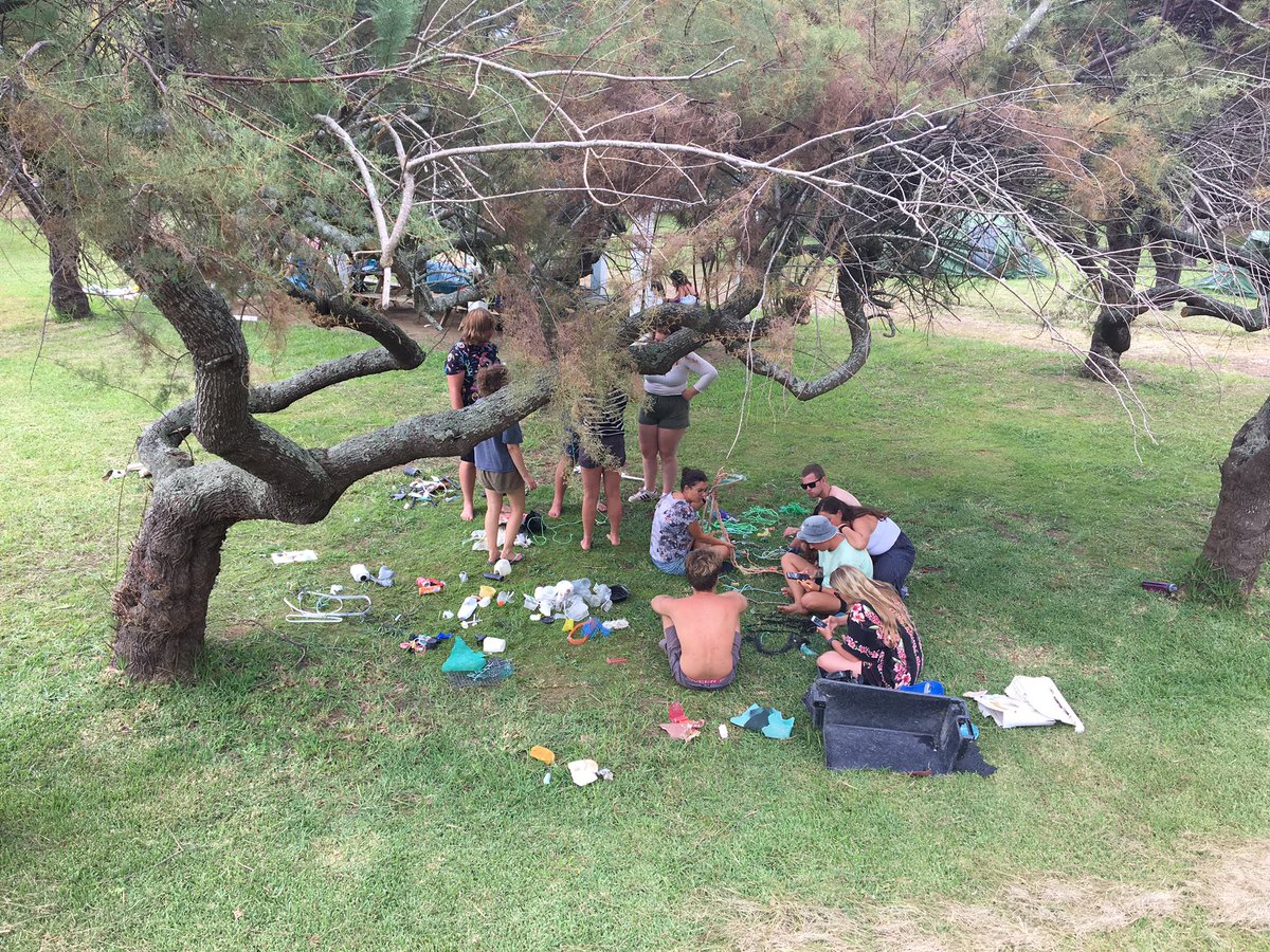 345 pieces of #plastic collected in &lt;8 minutes by <a href="/UoEFieldAzores/">Azores Field Course</a> for #WorldCleanupDay not surprising to see such a huge proportion stems from #fishing gear with the #Azores a major fisheries in the #Atlantic south