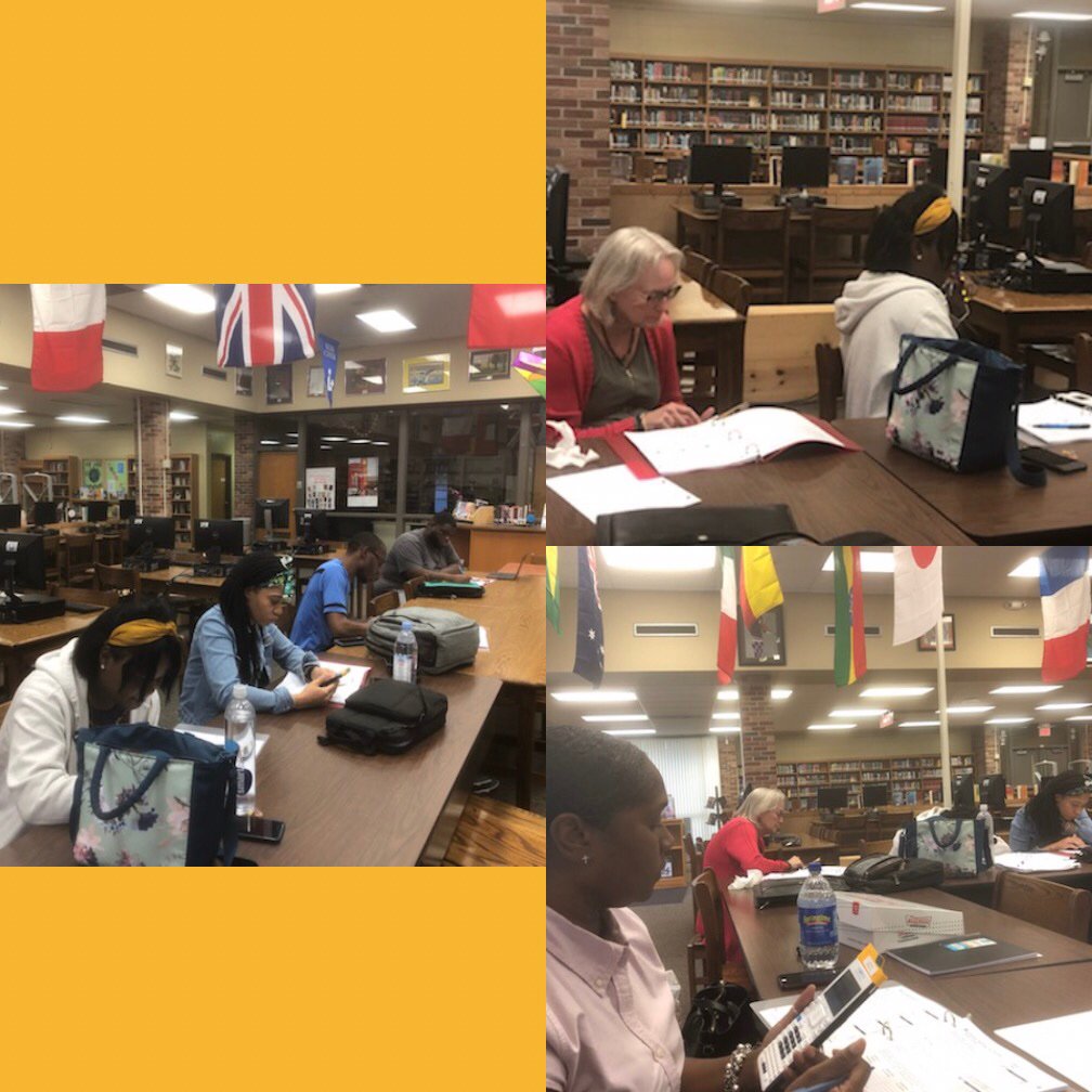 PrincipalBHJr's tweet photo. HMS Mathematics Department engaged in #SatPD on the TI NSpire calculators. Doing things with Fidelity & Intentionality Together. @RichlandOneSupe thanks for the Vision. #R1StartStrong https://t.co/YciYgtHe8l