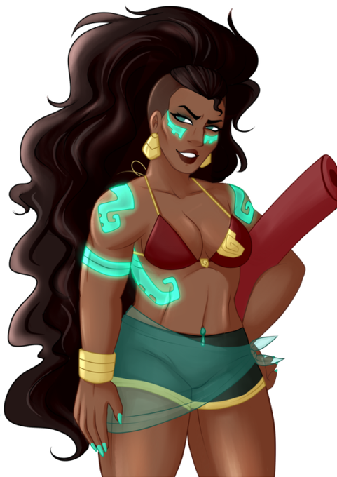 2019-09-14. Pool Party Illaoi concept from like...3 years ago? 