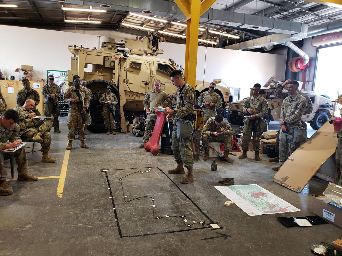 TheRealHammer6's tweet photo. Triple digit temps, triple threat staff. HHT Soldiers conducted some great training on TOC establishment, security, and individual tasks. #notyourtypicalstaff #133cav #rakkasans #crushedit https://t.co/XElZy8Jk34