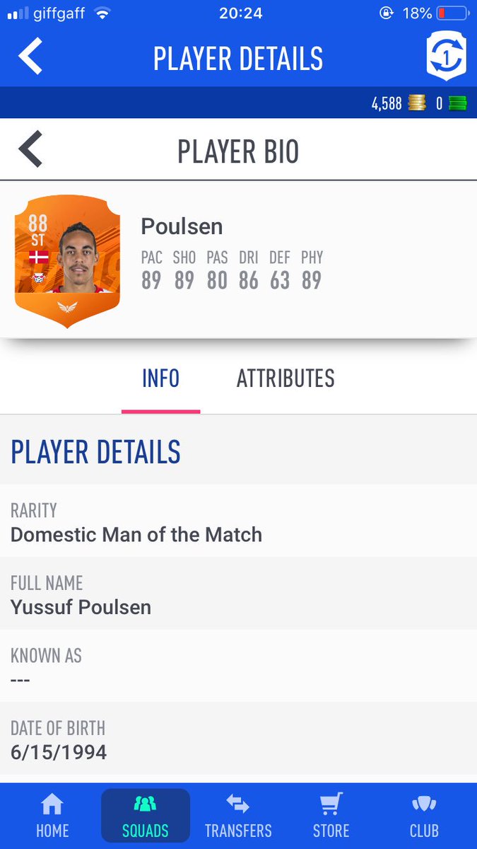 Ryanp671's tweet photo. What was your op card in Fifa 19?? Poulesen was completely underrated but at 6’4 and 89 shooting not many better strikers for the price #FIFARatings #FIFA19 #fut https://t.co/SDTscsRSx0