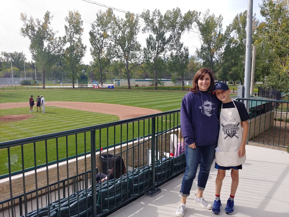 TerryFoxAB's tweet photo. The 2nd Annual #StrikeOutCancer event is happening today at Stanley Park in #YYC in support of #cancerresearch @tfri_research All thanks to the Messer family for putting this event together again! #inspirational https://t.co/hZfv4q6XKY