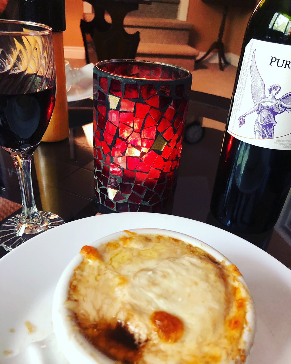 Made a batch of French Onion soup today. It was a hit. Yummy paired with a nice red. Having a relaxing yet productive weekend. #soups #foodporn #purpleangel #winepairings #goodforthesoul #getintomybelly #halifax