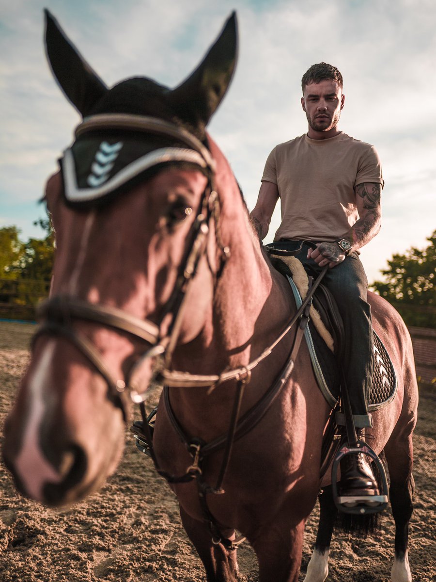 LiamPayne's tweet photo. Riding into the weekend 🐎 https://t.co/i94PUIaFtc