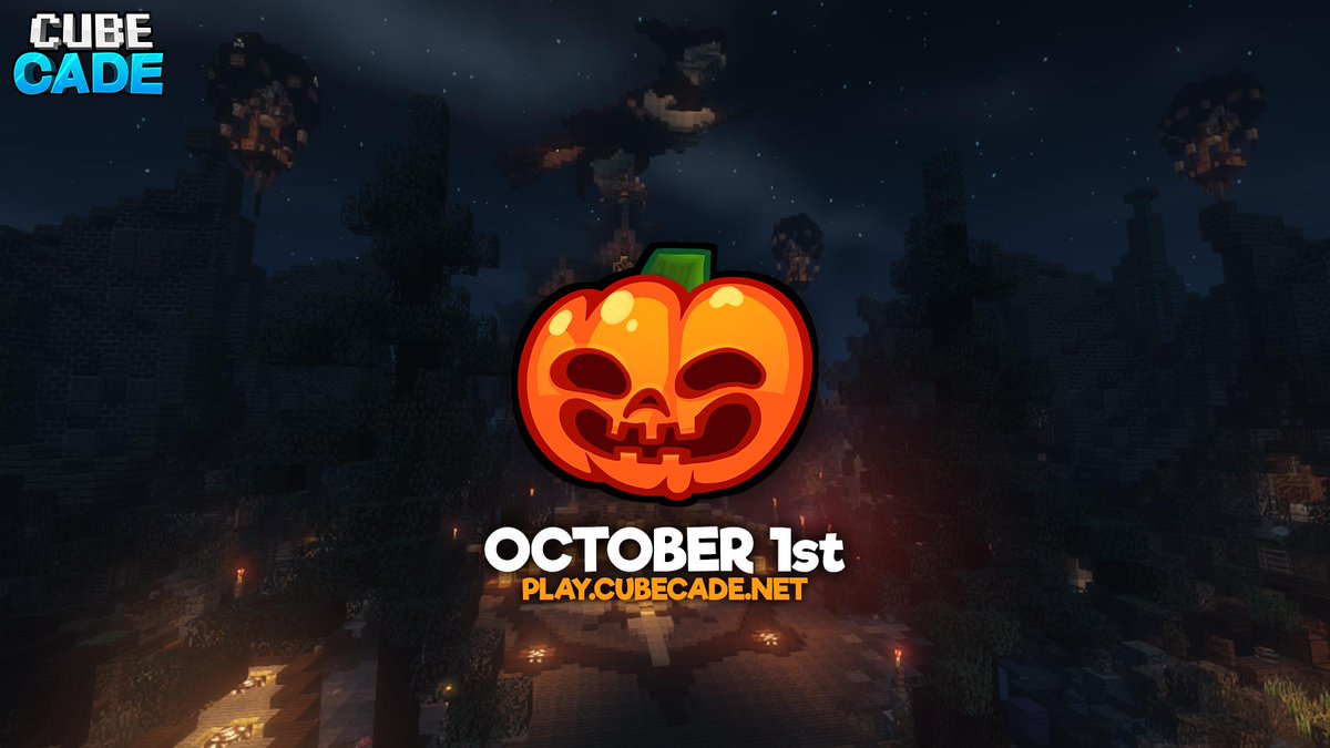 PlayCubecade's tweet image. A spooky update is arriving October 1st.. 👻