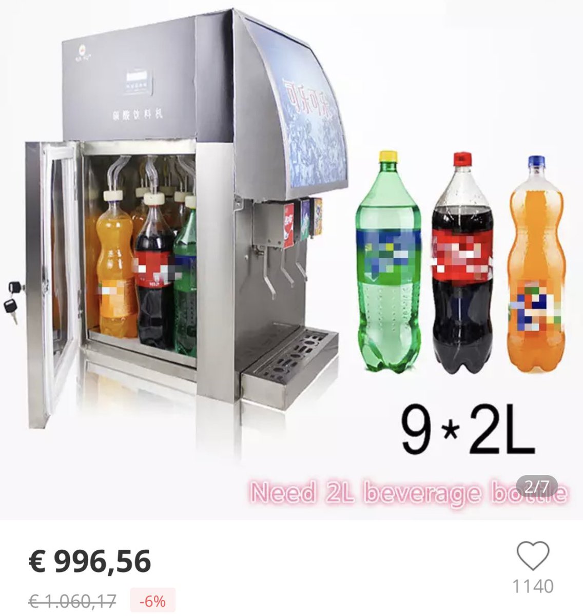 jojol67's tweet photo. Je viens d’avoir une pub pour un distributeur de boisson. 😂 J’achète et j’en fais une vidéo ? https://t.co/GQ3TB1XDD5
