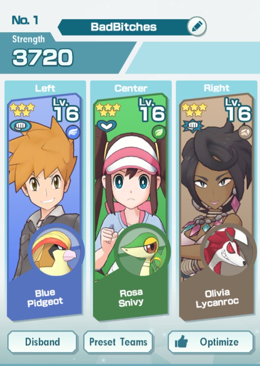 gosusalt's tweet image. Got Blue and Olivia twice today and my friend wants to uninstall the game now 😂 #lucky #PokemonMasters #bigpulls